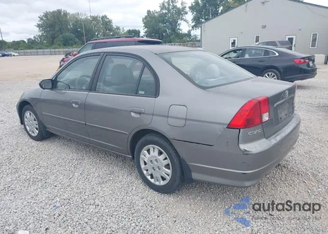 2004 Honda Civic Lx from USA, damaged, VIN 1HGES16684L001792